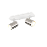 Gillan spotlight 2-pc GU10 brushed steel