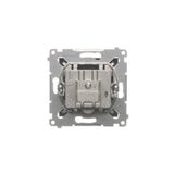 Light push button, 10AX, light gray matt