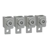 aluminium cable connectors, TransferPacT, for 1 cable 120 to 240 mm², Frame 250A, 4P, set of 4