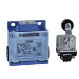 LIMIT SWITCH METAL 2NC AND NO HEAD 180° PLASTIC ROLLER LEVER ISO M20 (