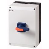 DMM-125/3/I5/P-B Switch-disconnector, DMM, 125 A, 3 pole, with blue knob, in CI-K5 enclosure