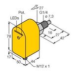 Flow Monitoring Immersion Sensor with Integrated Processor   FCS-G1/4A4P-AP8X-H1141
