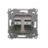 Double lighting controller [Wi-Fi] - SWITCH D, 2 x 6A, 230V, (module), black matt