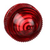 30MM PLASTIC DOMED LENS RED