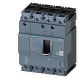 Circuit breaker 3VA1 IEC frame 100 breaking capacity class N Icu=25 kA @ 415 V