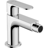 Rebris S, bidet mixer with pop-up, chrome