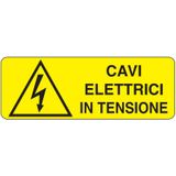 Rectangular danger sign - 350 x 125 mm