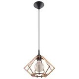 HANGING LAMP POMPELMO NATURAL WOOD E27 1X60W IP20