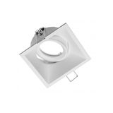 Spot luminaire housing SALTO, IP20, square, white