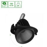 SAL SILENA 2 830 27W 230V 24deg Black MESH