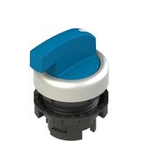 Long handle selector, 3 positions blue with marking