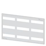 ALPHA 630 DIN, cover, height=450 mm, width=750 mm, cutout 9x 12 MW