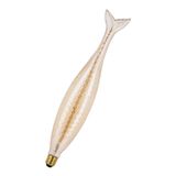 LED Fish E27 4W 2200K Gold Dimm