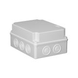 Hermetic box with membrane chokes.