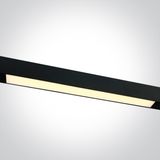 BLACK 25W LINEAR LIGHT WW 48V IP20 MAXI