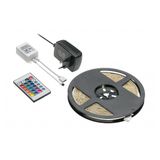 Kit with RGB strip 5 m 150LED and controller IR24 and power supply 25 W, IP20