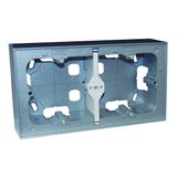 LOGUS 90 SERIES DOUBLE SURFACE MOUNT BOX ALUM