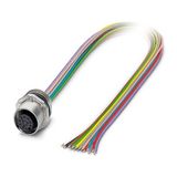 SACC-E-FS-12CON-M16/1,0 SCO - Device connector front mounting