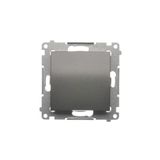 Intermediate switch without pictogram, (module), 16AX, Screw, anthracite, metalic