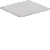 Plain clos. plate, Univers, 350x400 mm