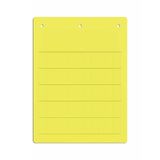 Vinyl label 7x20mm, adhesive, yellow, for SmartPrintPlus