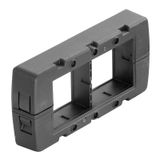 Frame, Cabtite (cable entry system), Polyamide, glass fibre-reinforced, Deep black, Height: 70 mm, Width: 81 mm, Depth: 19.6 mm, -40 °C…120 °C, IP66