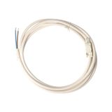 AC connection cable 2x1.5mm², 3m lang + female plug/ white (07L.03)