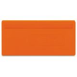 Separator plate 2 mm thick oversized orange