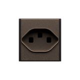 L.NOW - CH SOCKET T23  16A 2M BRONZE