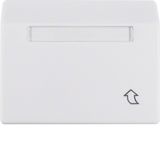 Intermediate ring hinged cover, high, lab. field, arsys, p. white glos