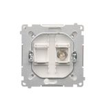 IP20 two-circuit switch, LED illuminated, 10AX, white matt