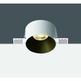 10105MR WHITE GU10 10W TRIMLESS DARK LIGHT WITHOUT REFLECTOR