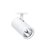 V2-SR M 3000-840 SWI VFL WH WH - LED semi-recessed spotlight, tiltable