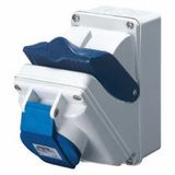 Interlocked Socket COMBIBLOC 2P+E 32A 230V 6H IP44