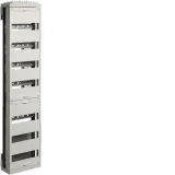 HAG ZAD714B meter connection column - retrofit panel, 4 rows with N/PE plug-in terminals.