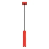 Pendant lamp KARBON 1 red