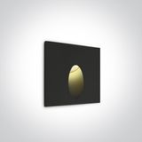 BLACK RECESSED IP54 3W WW 100-240V