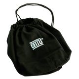 Black fabric bag for helmets transport