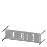 Mounting plate 3VA20 (100 A), 3VA21 (160 A), 3VA22 (250 A), 3 or 4-pole, fixed-mounted,