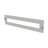 ProfiSNAP Front Plate, for enclosure width 600mm, H=125mm, with 45mm c