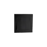 SWITCH FLUSH MOUNTED 1+1+1 BLACK 6-PACK