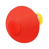 Palm push-button Ø 50, big dome, momentary, red
