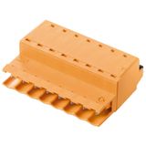 PCB plug-in connector, male plug, 5.08 mm, Number of poles: 10, 180°, PUSH IN with actuator, Clamping range, max. : 3.31 mm², Box