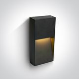 67359C/AN/V ANTHRACI WALL LIGHT 3W CCTV IP65 DARK LIGHT 230V