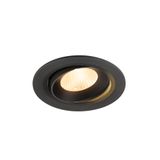 NUMINOS© MOVE L, recessed CL 3000K, 40ø, IP20, round, bl