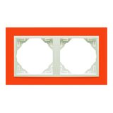 DOUBLE FRAME ORANGE/ICE