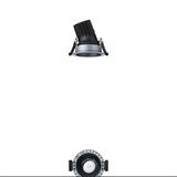 PANOS INF R68V 10W 930 LDO SP-BK TL - LED ceiling-recessed luminaire
