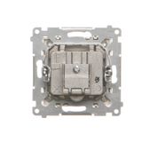 Double aerial socket type "F", beige