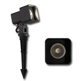 Kira LED lamp, 7W, 4000K, IP65, black color