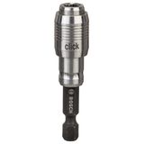 Universal holder one-click function, 1 piece 1/4", L 60 mm